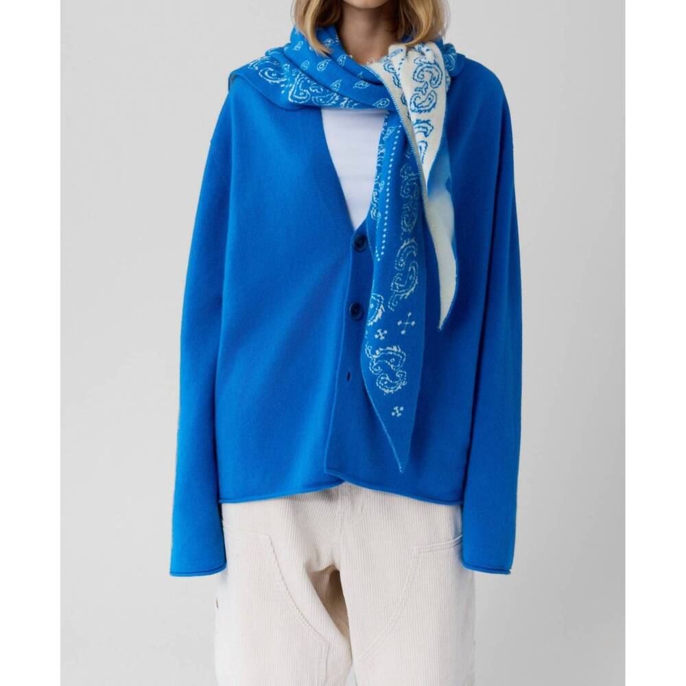 NEW GUEST IN RESIDENCE everywear v-neck cardigan in twilight